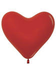 Fashion Red Heart 11″ Latex Balloons by Sempertex from Instaballoons