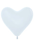 Fashion White Heart 11″ Latex Balloons by Sempertex from Instaballoons