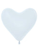 Fashion White Heart 11″ Latex Balloons (50 count)