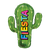 Fiesta Cactus (requires heat-sealing) 9″ Foil Balloon by Convergram from Instaballoons