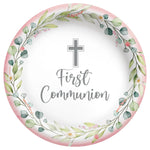 First Communion Paper Plates 7″ by Amscan from Instaballoons