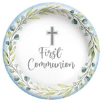 First Communion Paper Plates 7″ by Amscan from Instaballoons