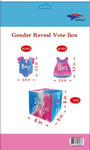 Gender Reveal Vote Box by SoNice from Instaballoons