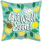 Get Well Soon (requires heat-sealing) 9″ Foil Balloons by Convergram from Instaballoons