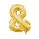 Gold Ampersand And & Symbol 16″ Balloon