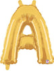 Gold Letter A 14″ Balloon