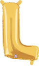 Gold Letter L 14″ Balloon