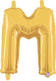 Gold Letter M 14″ Balloon