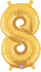 Gold Number 8 14 Foil Balloon by Betallic from Instaballoons