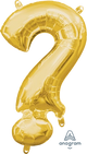 Gold Question Mark ? Symbol 16″ Balloon