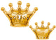 Gold Royal Crown 36″ Latex Balloon