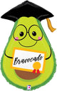 Graduation Avocado Bravocado 25″ Balloon