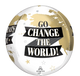 Graduation Go Change the World Orbz 16″ Balloon