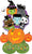 Halloween Monster Mingle Airloonz 48″ Foil Balloon by Anagram from Instaballoons