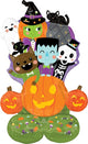 Halloween Monster Mingle Airloonz 48″ Balloon