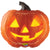 Halloween Pumpkin Jack-O-Lantern 23″ Foil Balloon by Betallic from Instaballoons