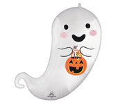 Halloween Trick or Treat Ghost 27″ Foil Balloon by Anagram from Instaballoons