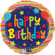 Happy Birthday Balloons Stars 18″ Balloon