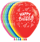 Happy Birthday Hats 11″ Latex Balloons (50 count)