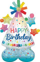 Happy Birthday Party Hat AirLoonz 36″ Balloon