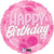 Happy Birthday Pink Sparkle Dots 18″ Foil Balloon by Betallic from Instaballoons