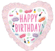 Happy Birthday Spa Party 28″ Balloon