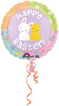 Happy Easter Cutest Bunny and Chick 18″ Foil Balloon by Anagram from Instaballoons