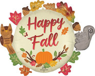 Happy Fall 32″ Foil Balloon by Anagram from Instaballoons