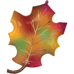 Happy Fall Leaf 39″ Foil Balloon by Anagram from Instaballoons