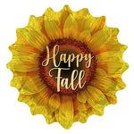 Happy Fall Sunflower (requires heat-sealing) 9″ Foil Balloons by Convergram from Instaballoons