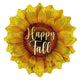 Happy Fall Sunflower (requires heat-sealing) 9″ Balloons (10 count)