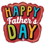 Happy Father's Day Bold 28″ Foil Balloon by Betallic from Instaballoons