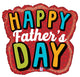 Happy Father's Day Bold 28″ Balloon