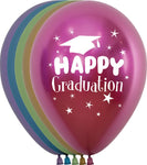 Happy Graduation Reflex 11″ Latex Balloons by Sempertex from Instaballoons