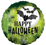 Happy Halloween Bats 17″ Foil Balloon by Anagram from Instaballoons