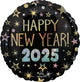 Happy New Year 2025 18″ Balloon