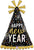 Happy New Year Party Hat 32″ Foil Balloon by Betallic from Instaballoons