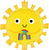 Happy Sun 28″ Foil Balloon by Anagram from Instaballoons