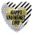 Happy Valentine's Day 9″ Foil Balloons by Convergram from Instaballoons