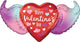 Happy Valentine's Day Winged Heart 39″ Balloon