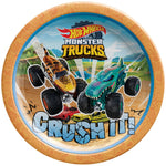 Hot Wheels Monster Truck Paper Plates 7″ by Amscan from Instaballoons