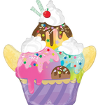 Ice Cream Sundae 26″ Foil Balloon by Anagram from Instaballoons