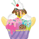 Ice Cream Sundae 26″ Balloon