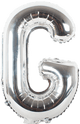 Silver Letter G 16" Balloon