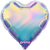 Iridescent Heart 18″ Foil Balloon by Prima from Instaballoons