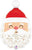 Joyful Santa 25″ Foil Balloon by Betallic from Instaballoons