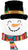 Joyful Snowman 27″ Foil Balloon by Betallic from Instaballoons