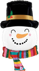 Joyful Snowman 27″ Balloon