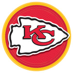 Kansas City Chiefs Paper Plates 9″ by Amscan from Instaballoons