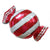 Peppermint Candy W/ Wrapper Ends - Red/ White Stripes 18″ Balloon